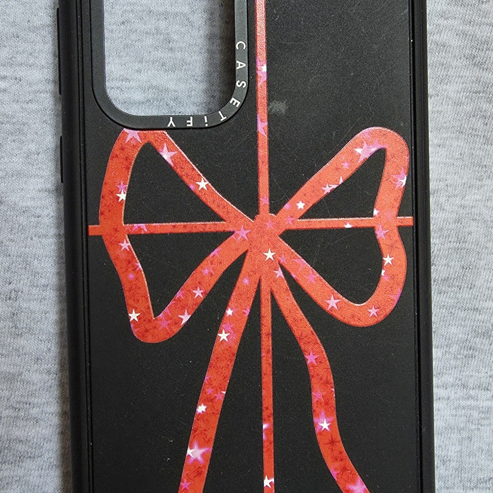 Casetify Samsung Ultra 22-Christmas Bow Cover